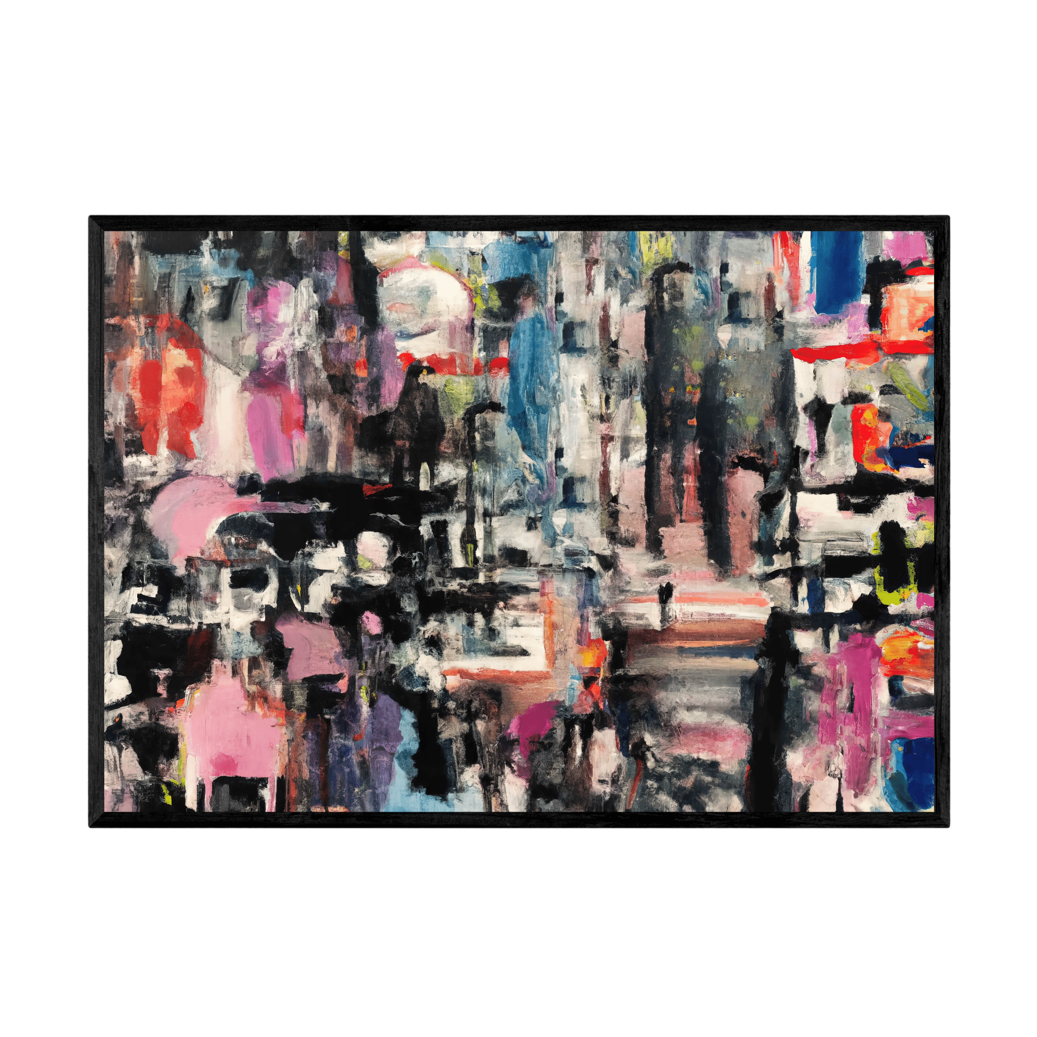 Tableau Abstrait Peinture - La Maison Du Tableau