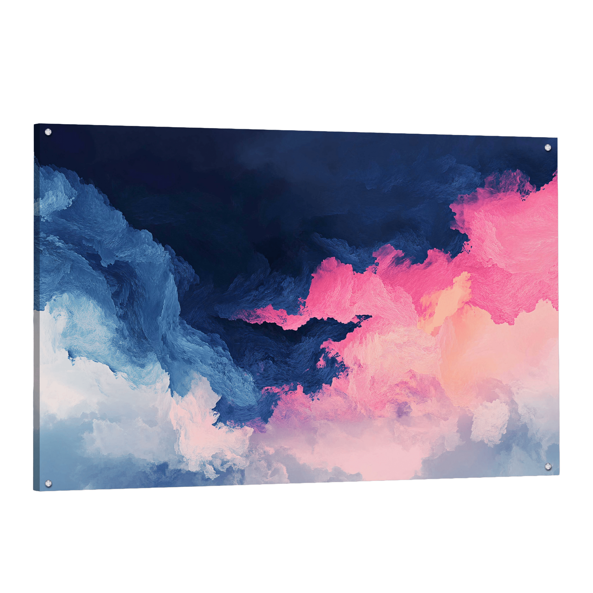 Tableau Abstrait Rose - La Maison Du Tableau