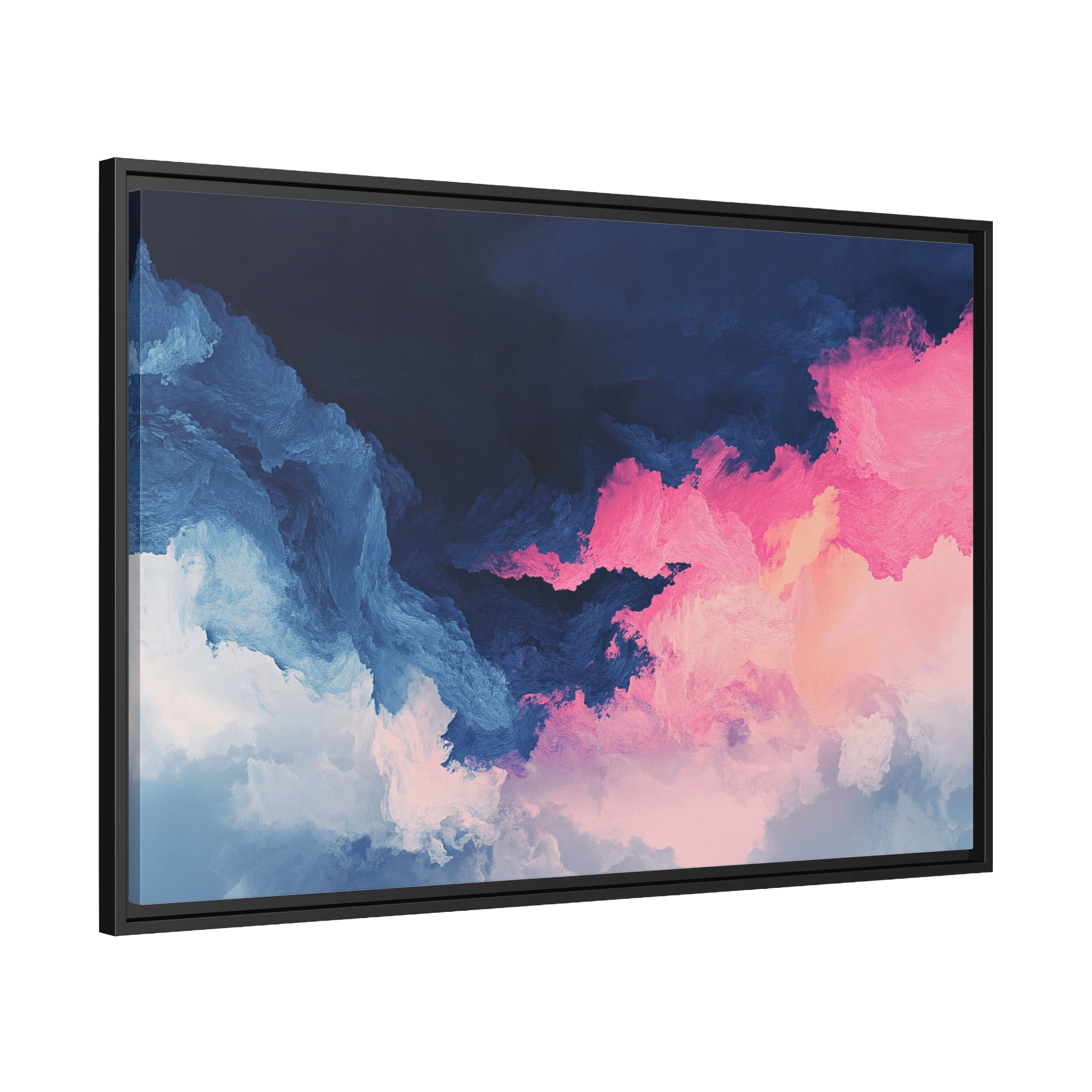 Tableau Abstrait Rose - La Maison Du Tableau