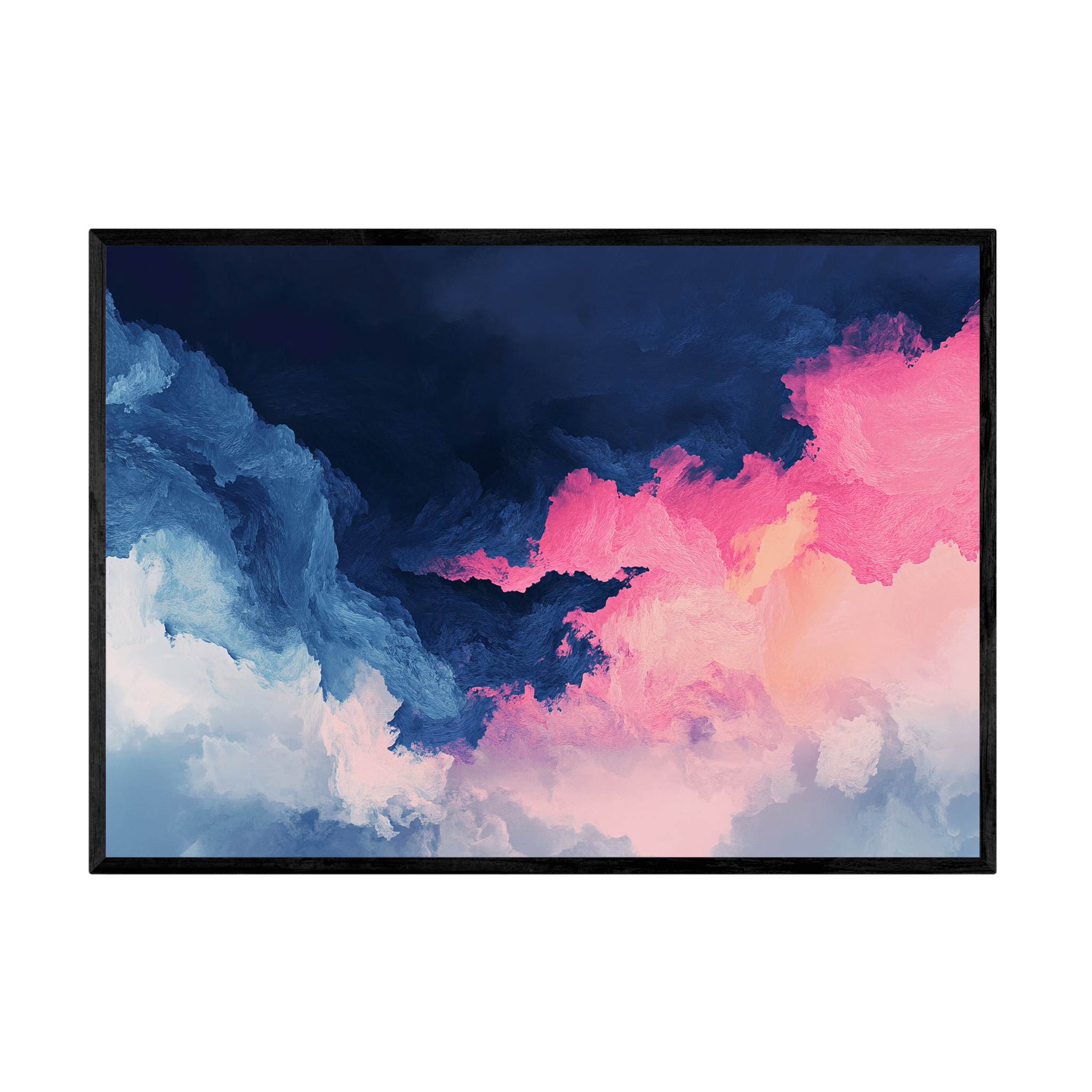 Tableau Abstrait Rose - La Maison Du Tableau