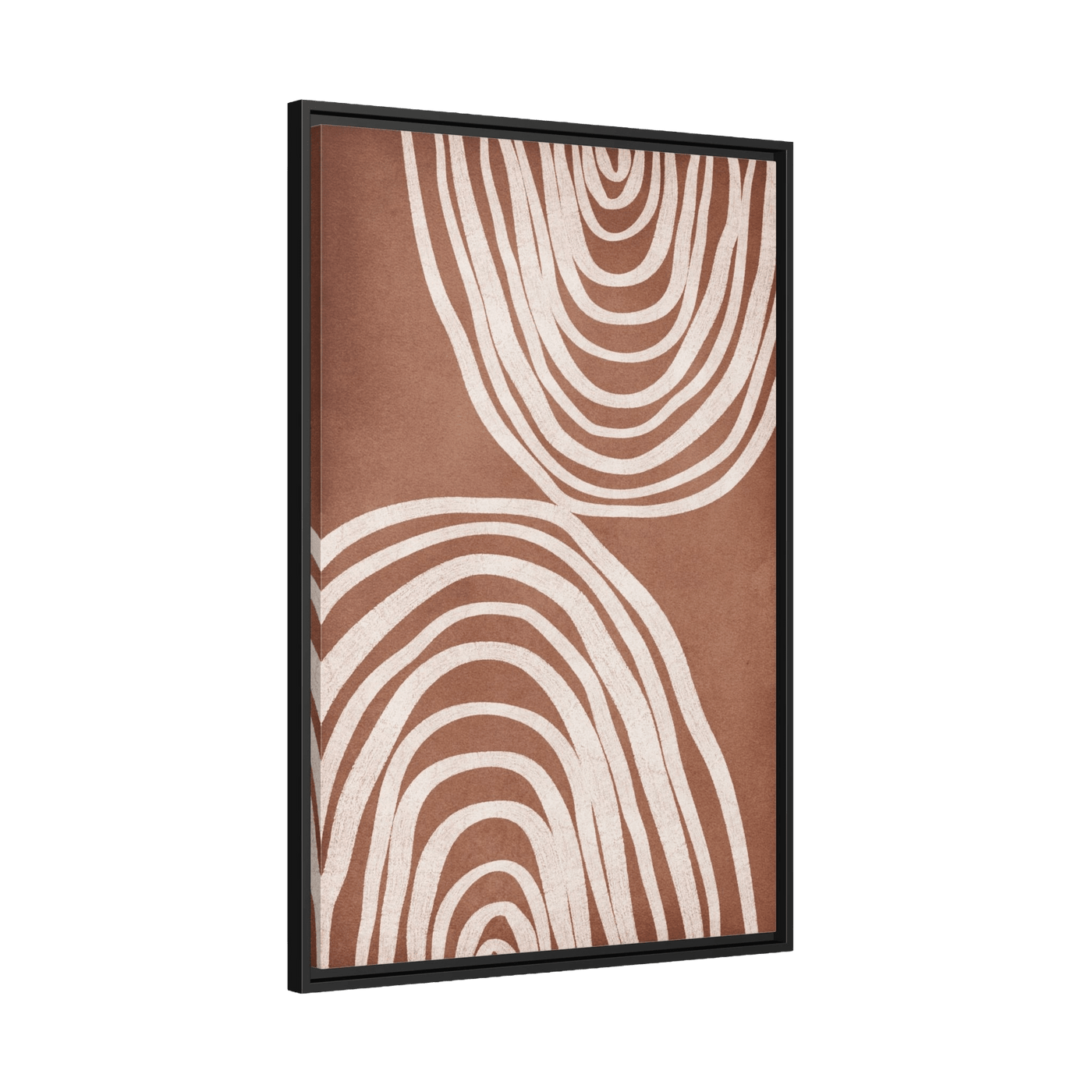 Tableau Abstrait Terracotta
