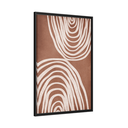 Tableau Abstrait Terracotta - La Maison Du Tableau