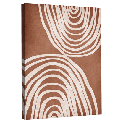 Tableau Abstrait Terracotta - La Maison Du Tableau