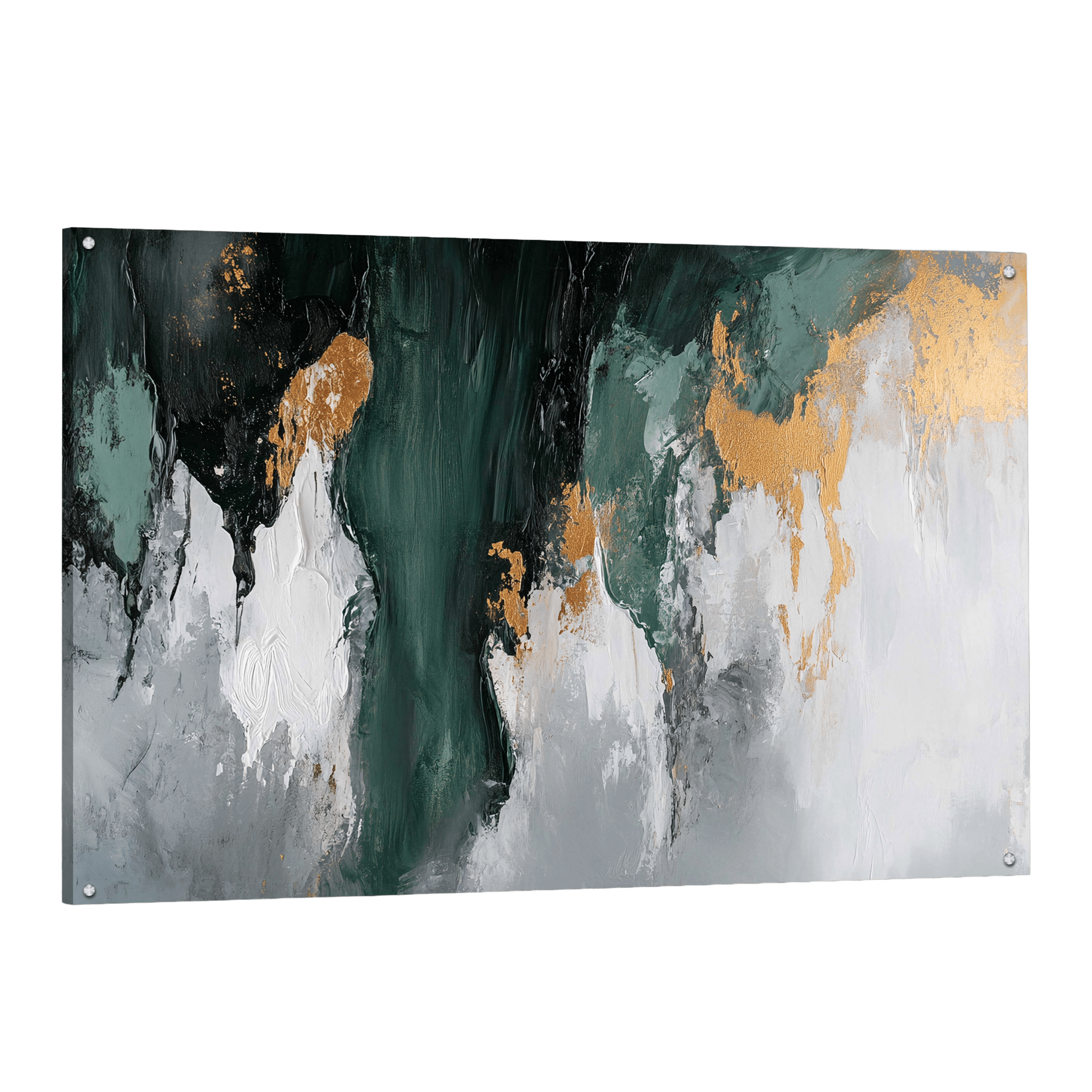 Tableau Abstrait Vert - La Maison Du Tableau