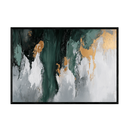 Tableau Abstrait Vert - La Maison Du Tableau