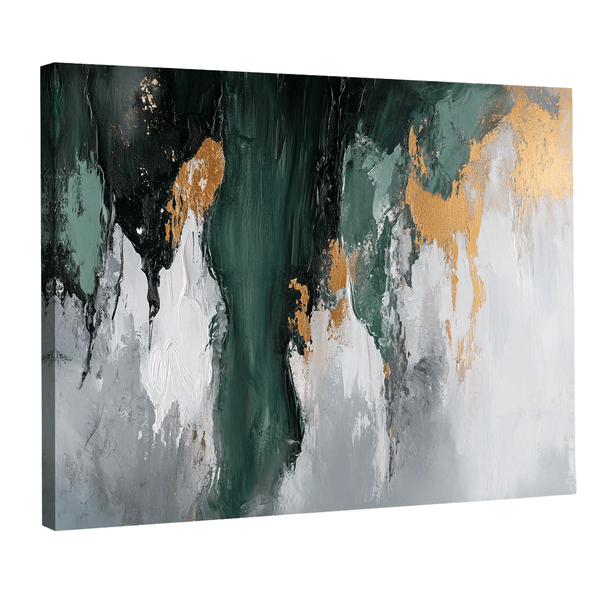 Tableau Abstrait Vert - La Maison Du Tableau