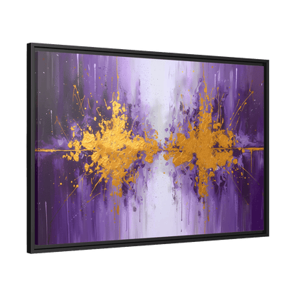 Tableau Abstrait Violet - La Maison Du Tableau