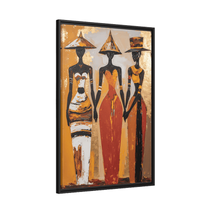 Tableau Africain Abstrait - La Maison Du Tableau