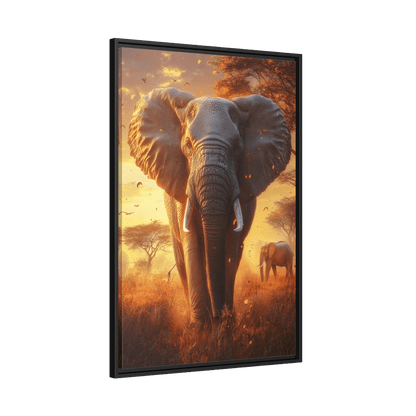 Tableau Africain Éléphant - La Maison Du Tableau