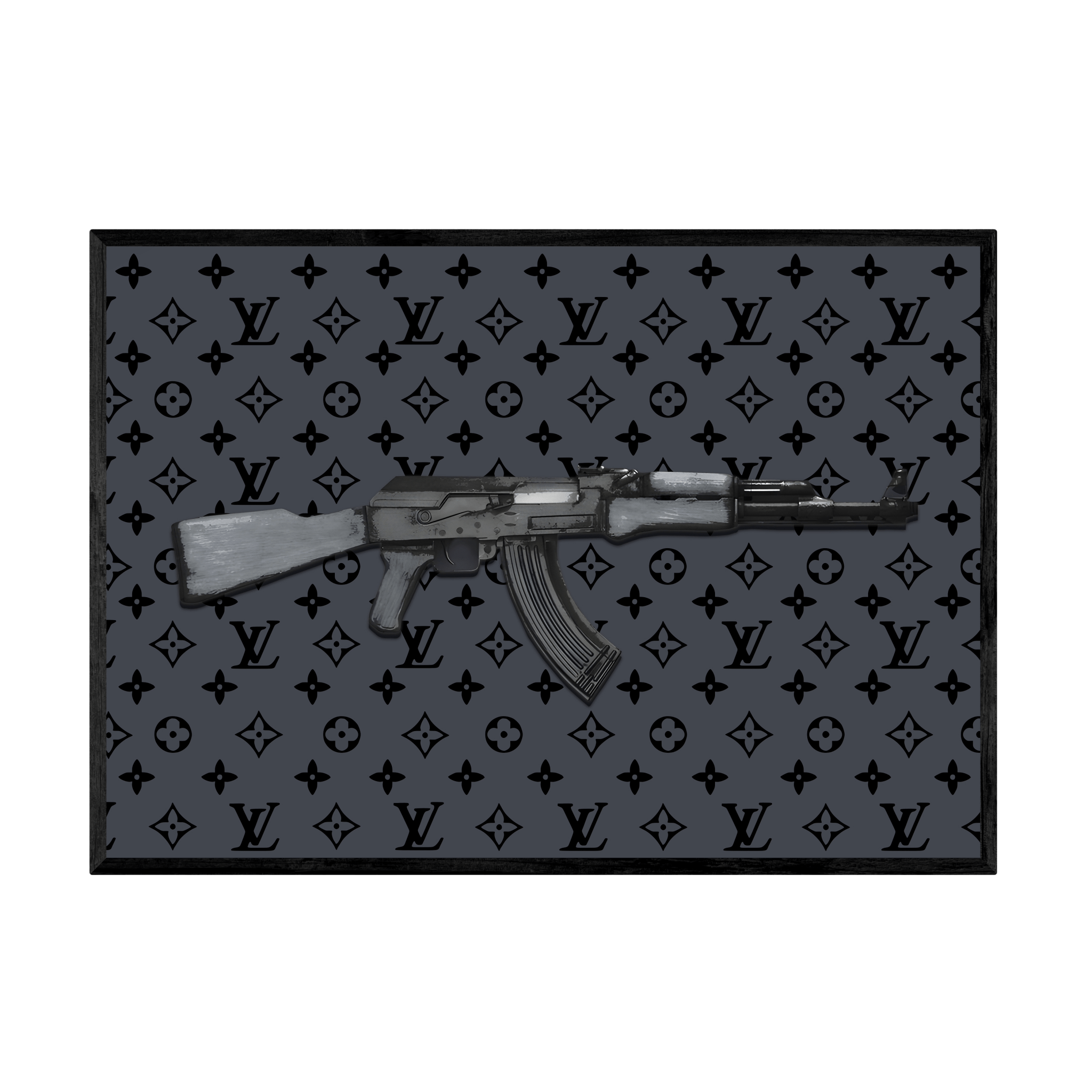 Tableau AK47 Louis Vuitton - La Maison Du Tableau
