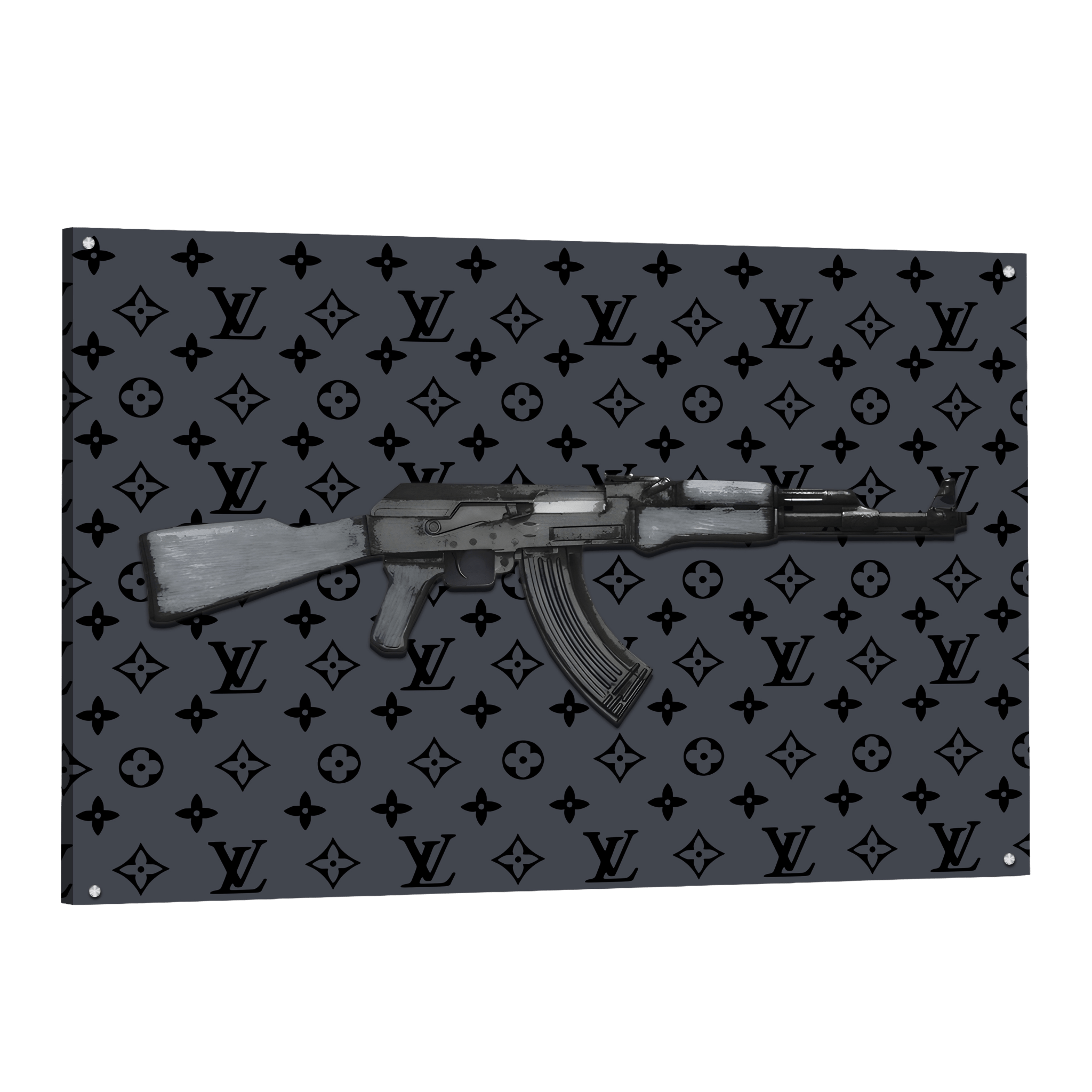 Tableau AK47 Louis Vuitton - La Maison Du Tableau