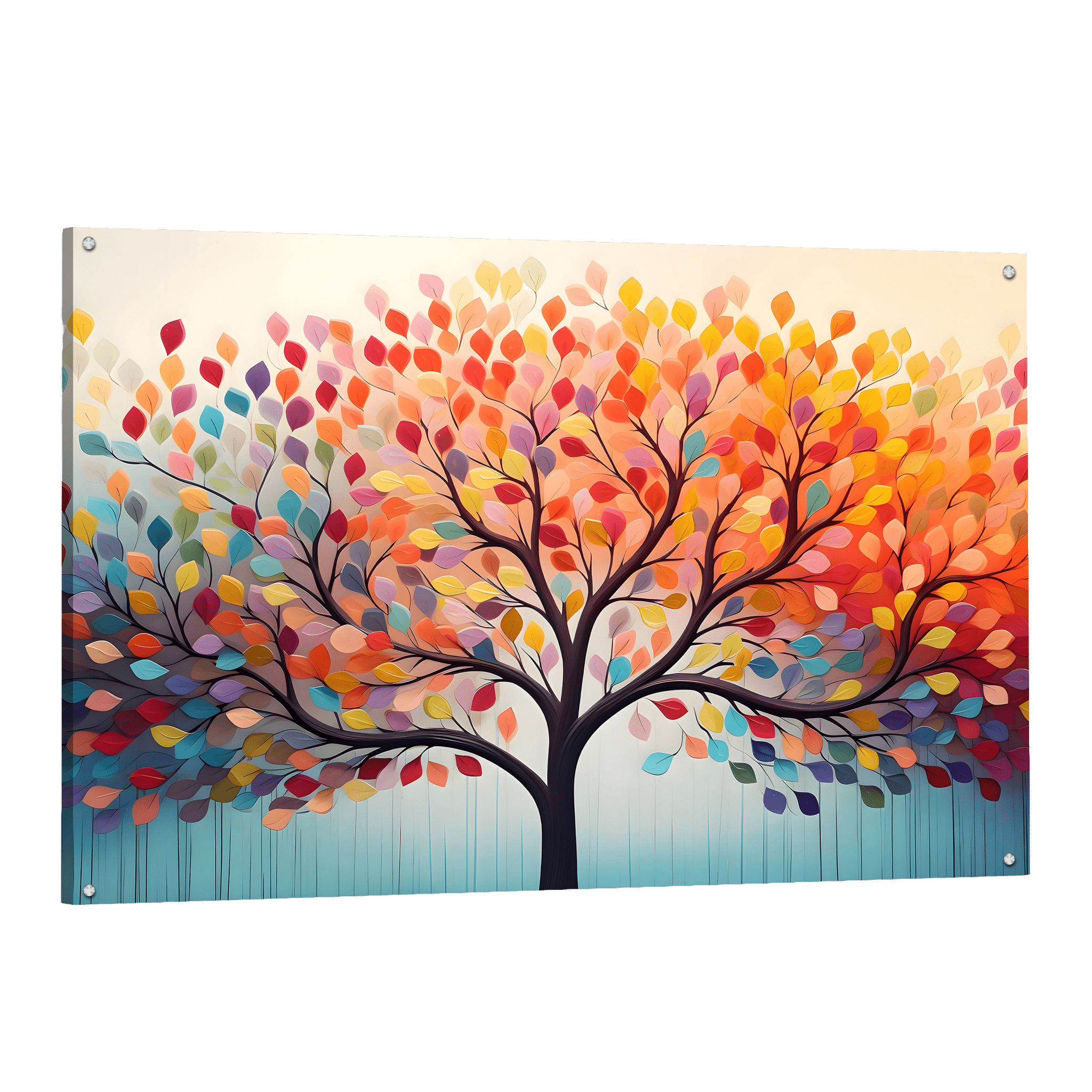 Tableau Arbre De Vie Coloré - La Maison Du Tableau