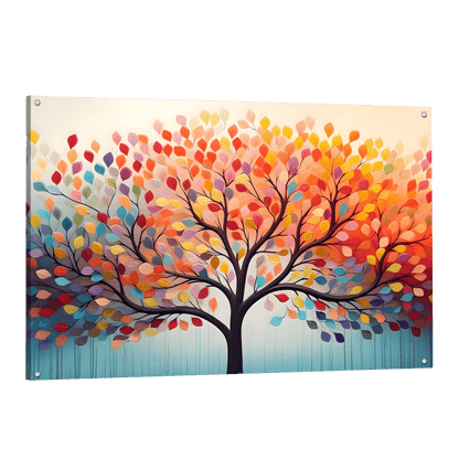 Tableau Arbre De Vie Coloré - La Maison Du Tableau