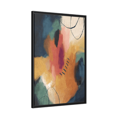 Tableau Art Abstrait Coloré - La Maison Du Tableau
