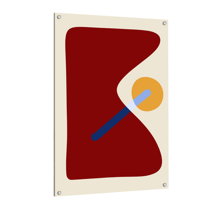 Tableau Art Abstrait Coloré - La Maison Du Tableau