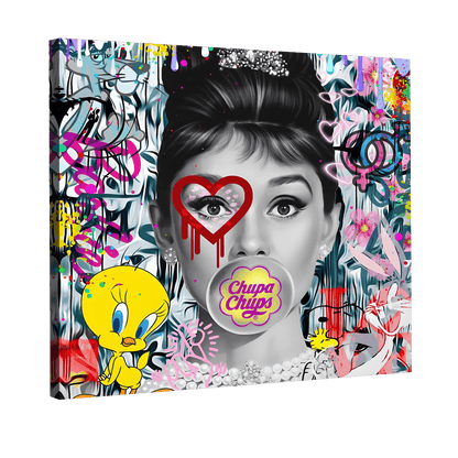 Tableau Audrey Hepburn Pop Art - La Maison Du Tableau