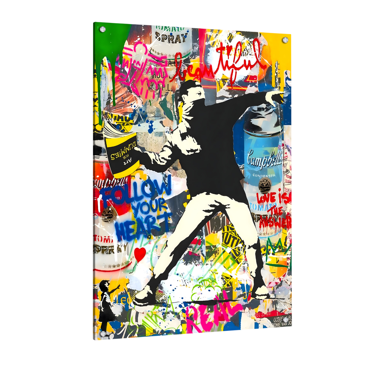 Tableau Banksy Graffiti - La Maison Du Tableau