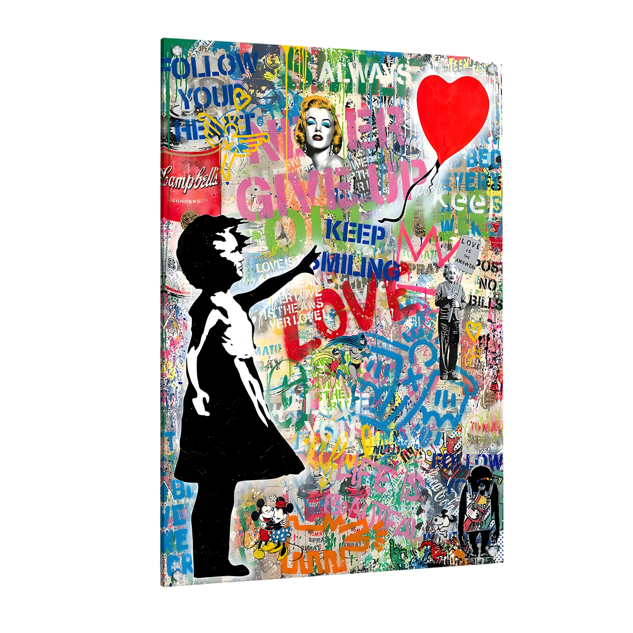 Tableau Banksy La Petite Fille Au Ballon - La Maison Du Tableau