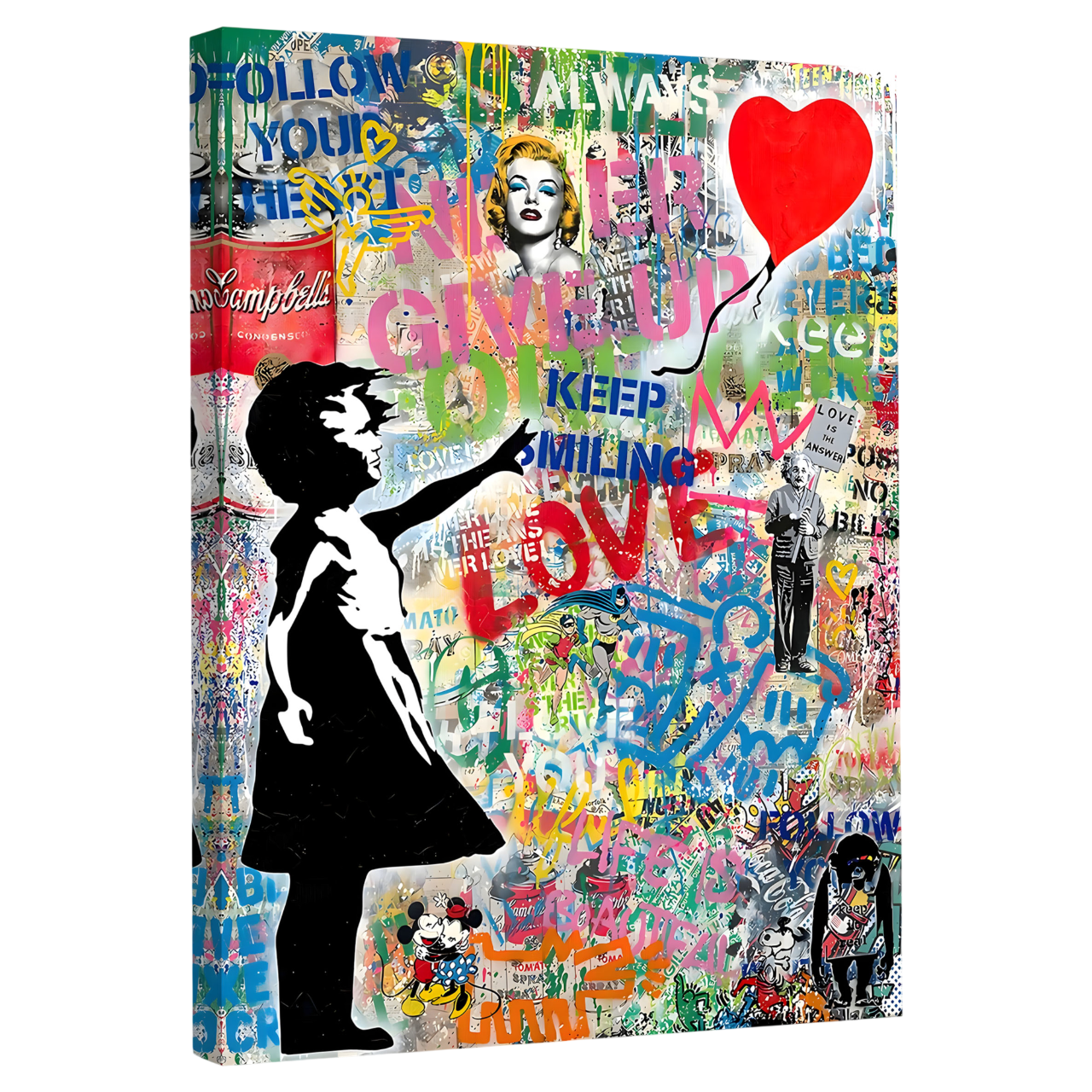 Tableau Banksy La Petite Fille Au Ballon - La Maison Du Tableau