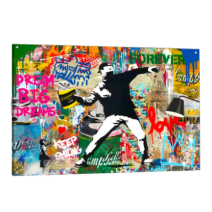 Tableau Banksy Street Art - La Maison Du Tableau