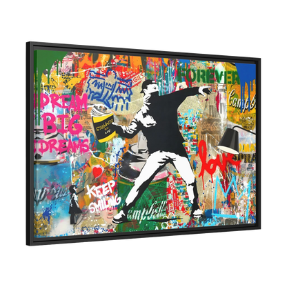 Tableau Banksy Street Art - La Maison Du Tableau