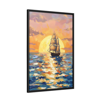 Tableau Bateau Abstrait - La Maison Du Tableau