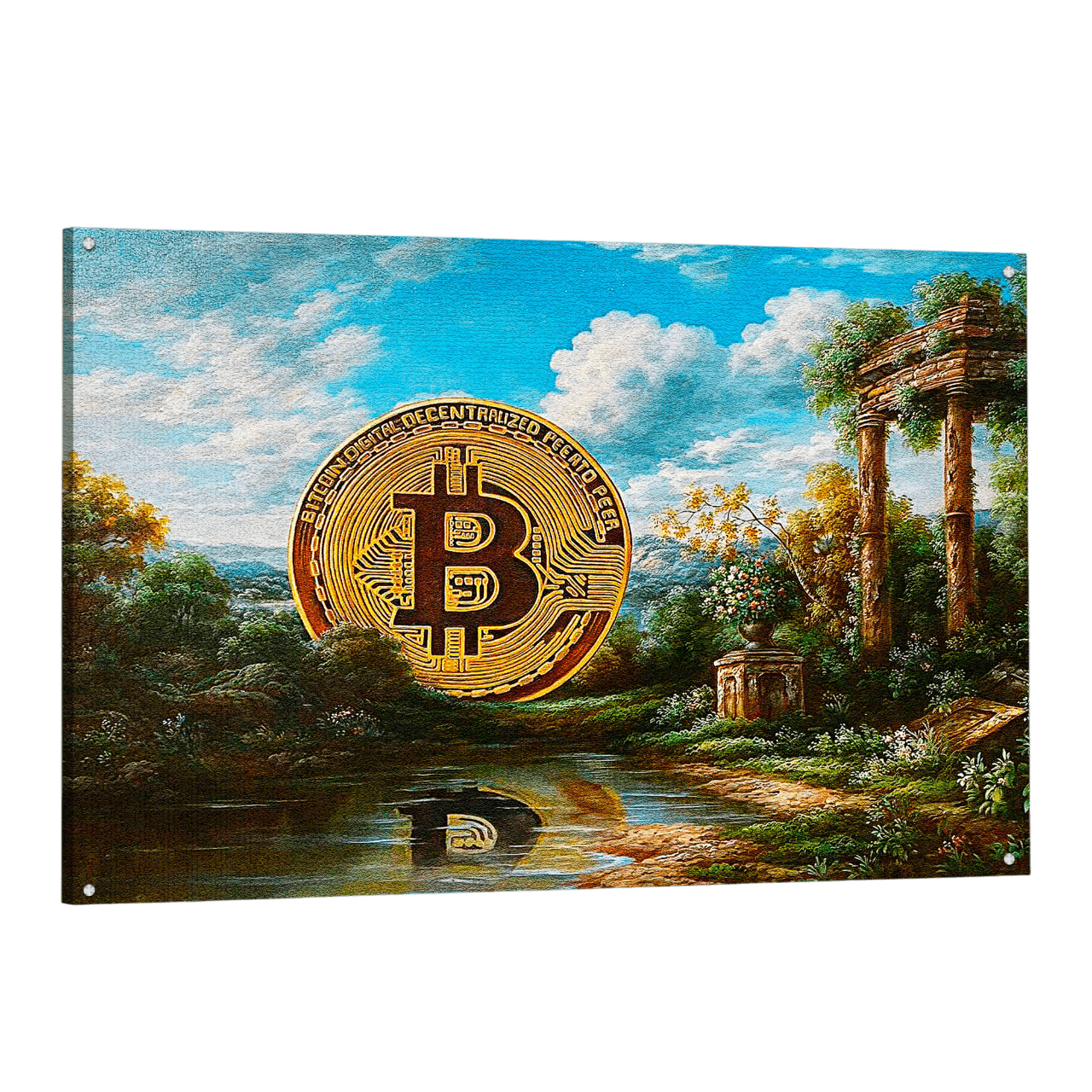 Tableau Bitcoin Renaissance - La Maison Du Tableau