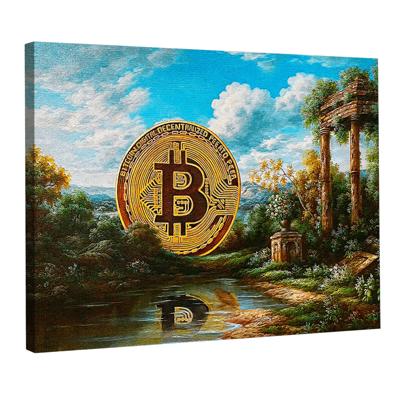 Tableau Bitcoin Renaissance - La Maison Du Tableau