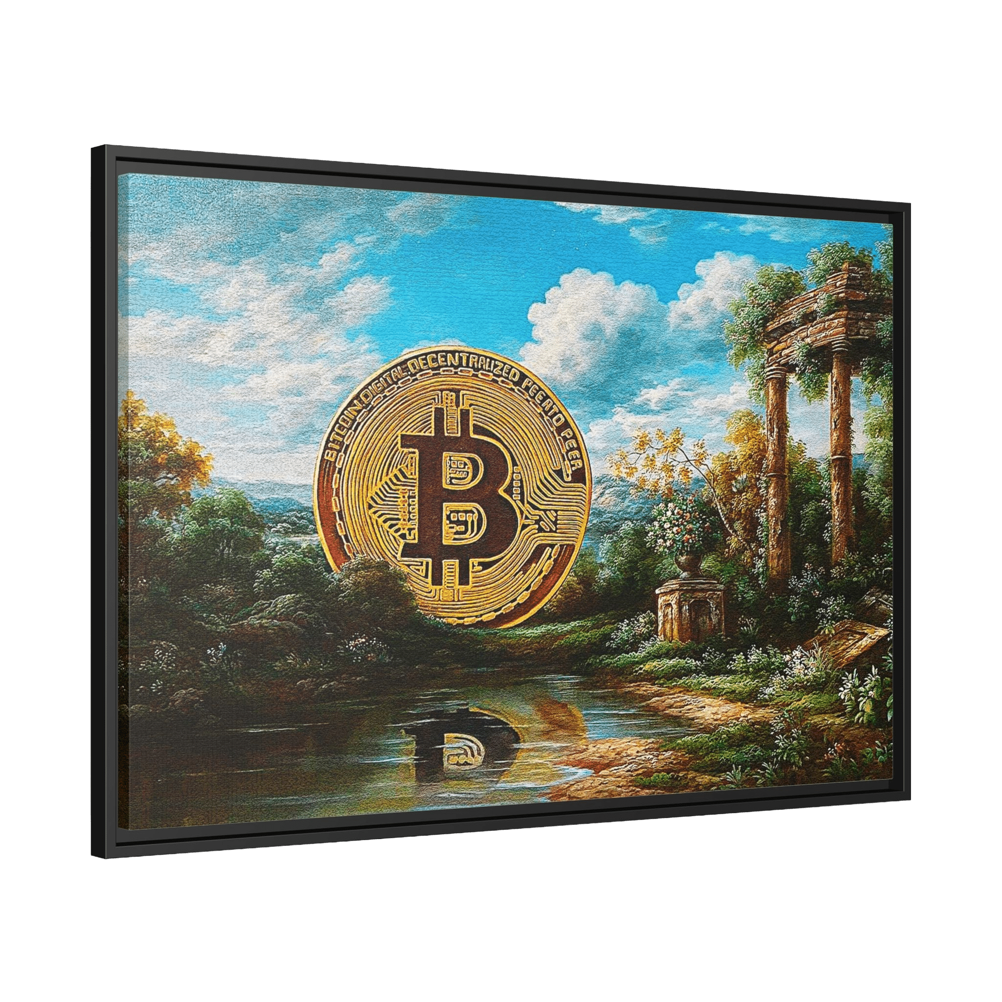 Tableau Bitcoin Renaissance - La Maison Du Tableau