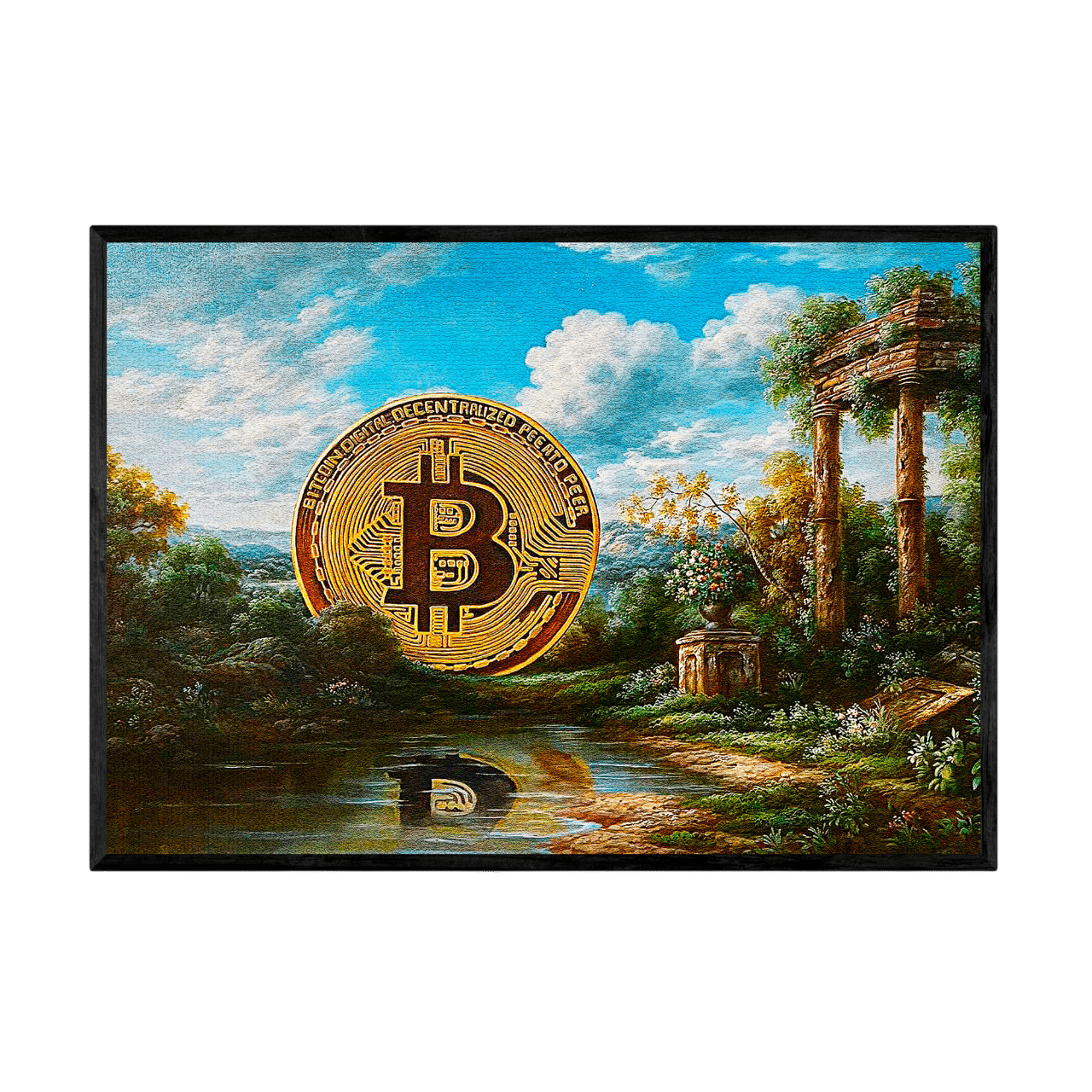 Tableau Bitcoin Renaissance - La Maison Du Tableau