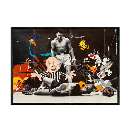 Tableau Cartoon Mohamed Ali - La Maison Du Tableau