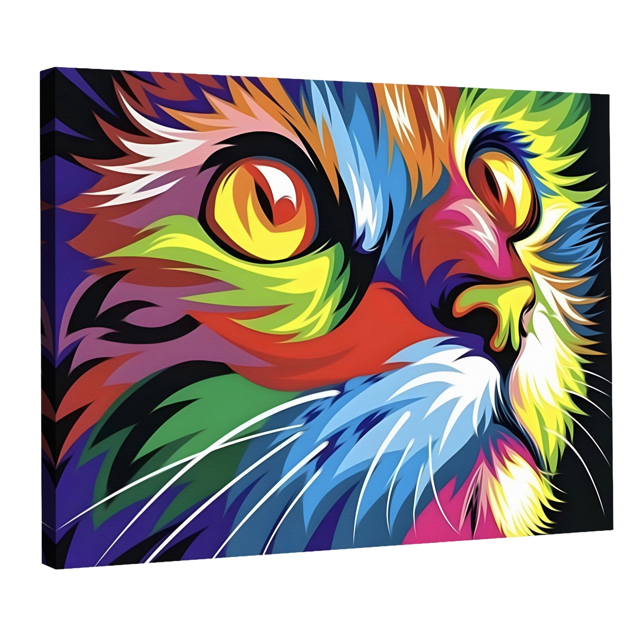 Tableau Chat Pop Art - La Maison Du Tableau