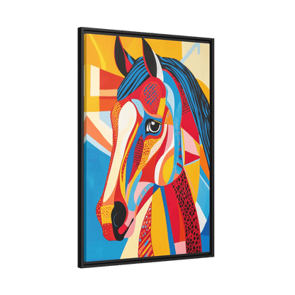 Tableau Cheval Abstrait - La Maison Du Tableau