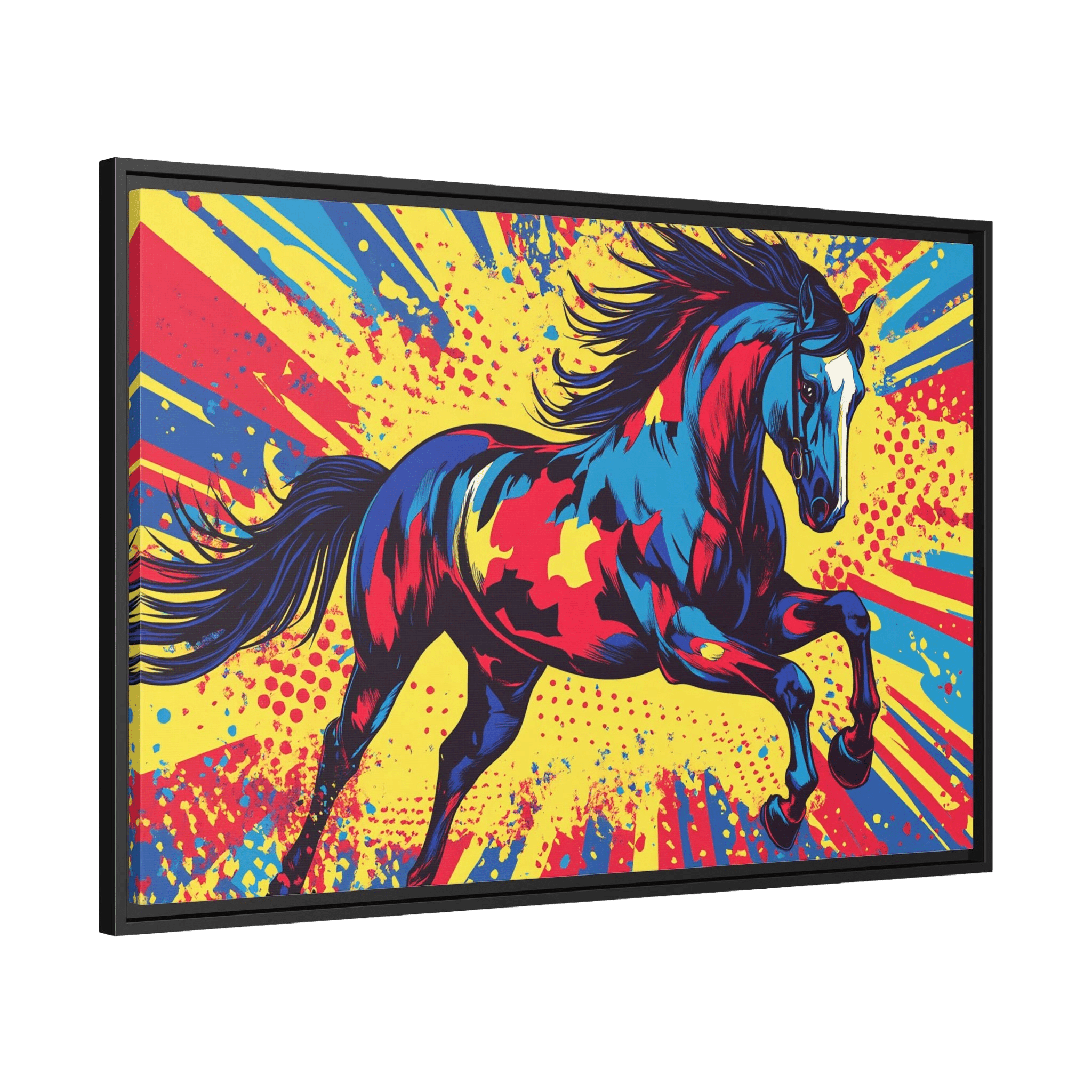 Tableau Cheval Pop Art - La Maison Du Tableau