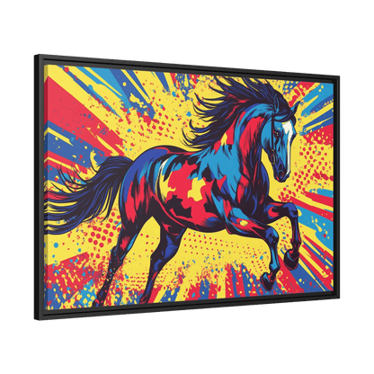 Tableau Cheval Pop Art - La Maison Du Tableau