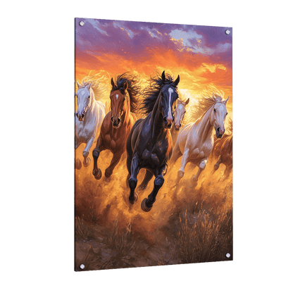 Tableau Chevaux - La Maison Du Tableau