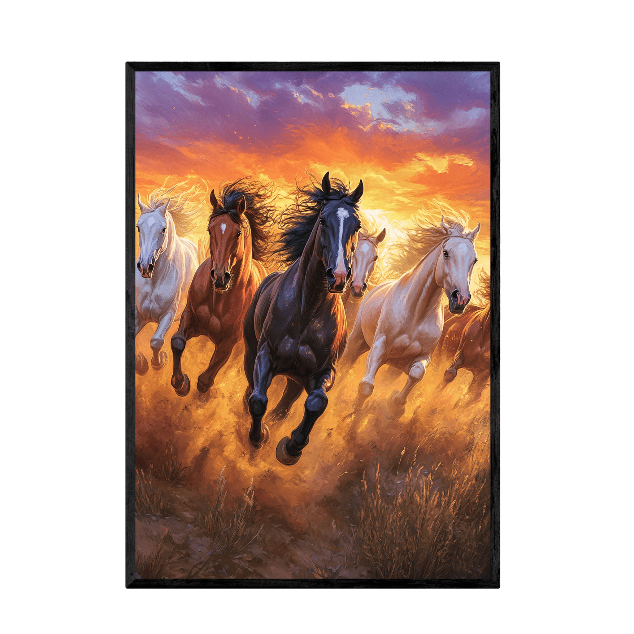 Tableau Chevaux - La Maison Du Tableau