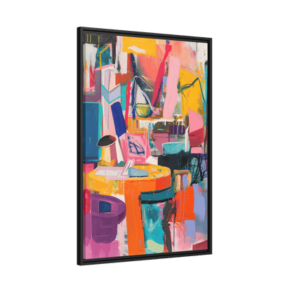 Tableau Coloré Abstrait - La Maison Du Tableau