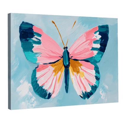 Tableau Coloré Papillon - La Maison Du Tableau