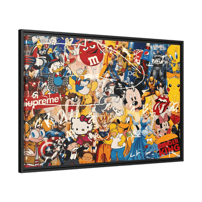 Tableau Coloré Pop Art - La Maison Du Tableau