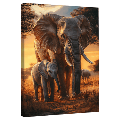 Tableau Déco Éléphant - La Maison Du Tableau