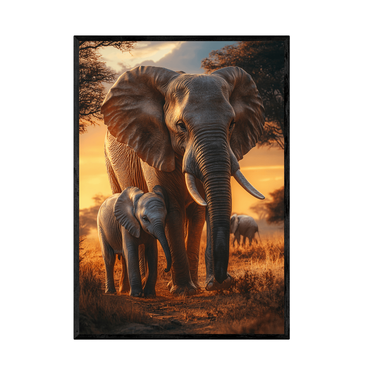 Tableau Déco Éléphant - La Maison Du Tableau