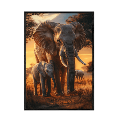 Tableau Déco Éléphant - La Maison Du Tableau