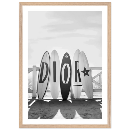 Tableau Dior Noir et Blanc - La Maison Du Tableau