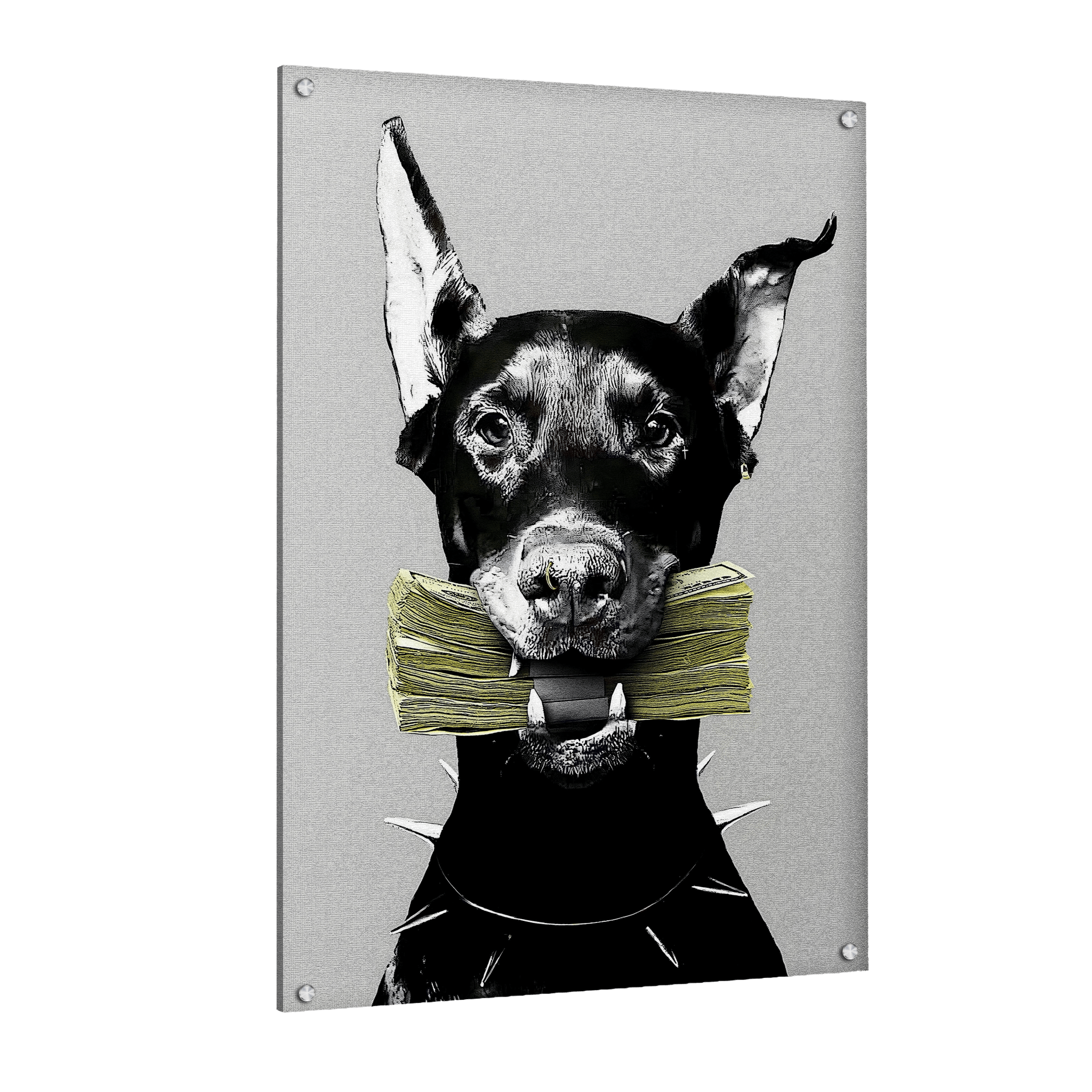 Tableau Doberman Moderne - La Maison Du Tableau