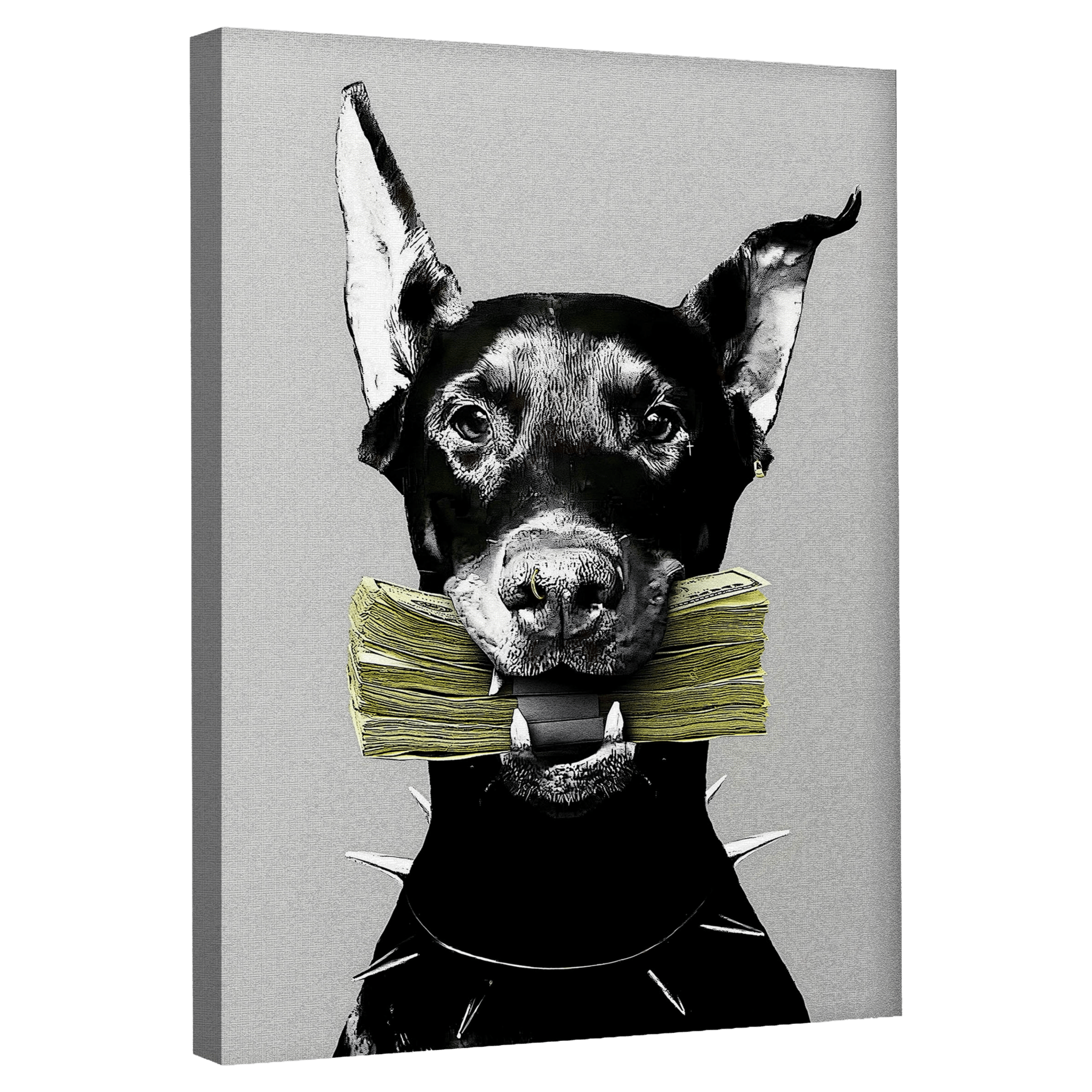 Tableau Doberman Moderne - La Maison Du Tableau