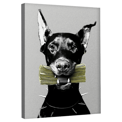 Tableau Doberman Moderne - La Maison Du Tableau