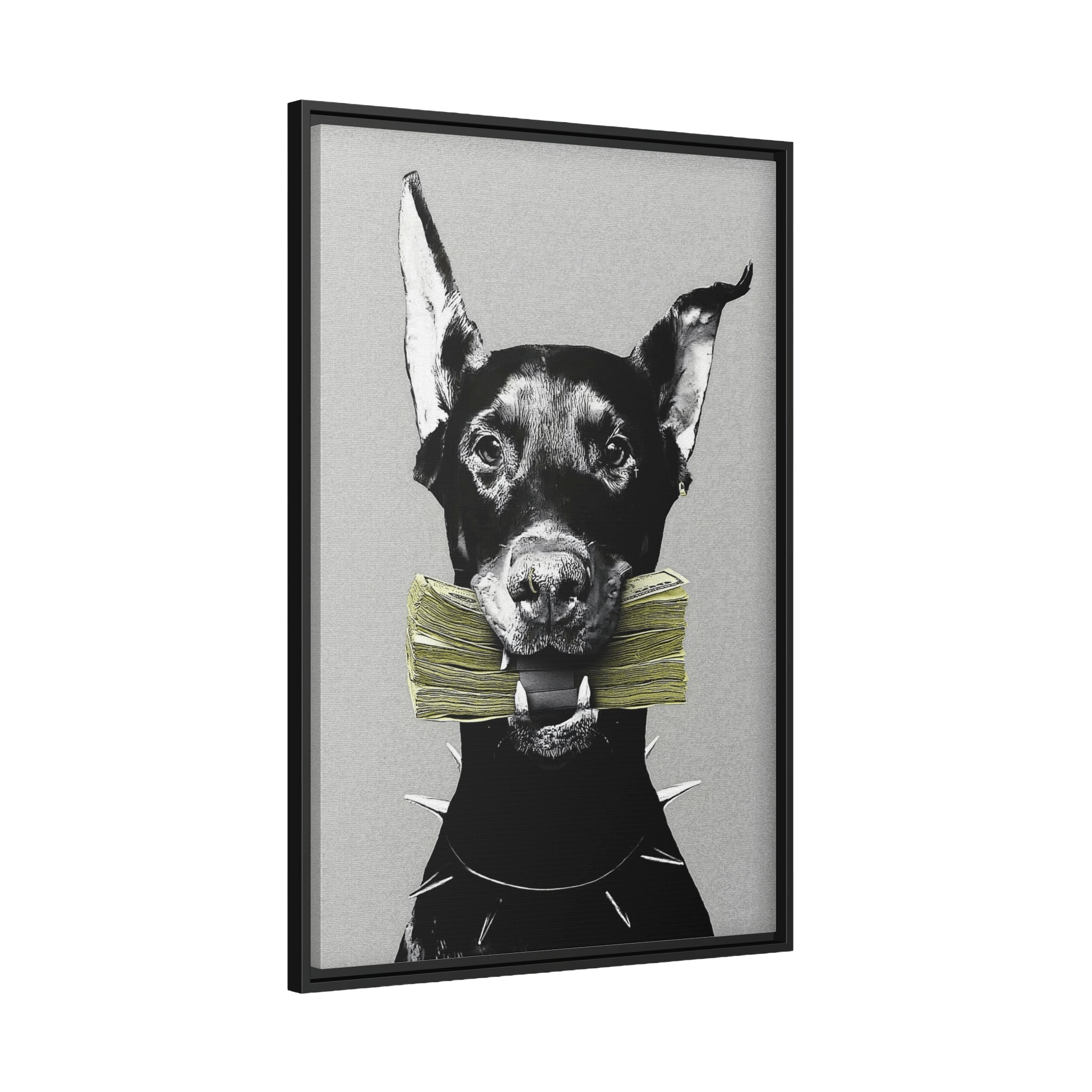 Tableau Doberman Moderne - La Maison Du Tableau