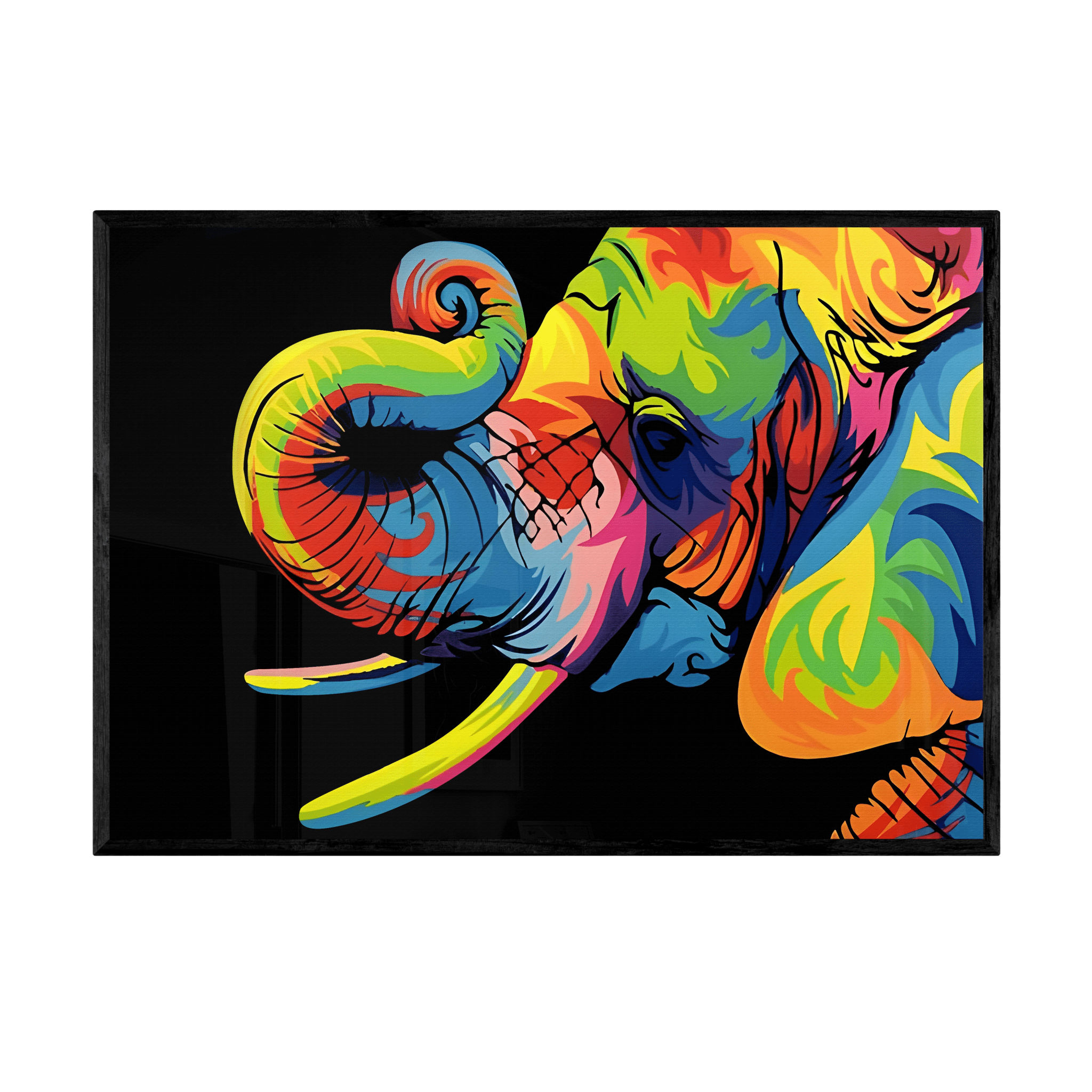 Tableau Éléphant Pop Art - La Maison Du Tableau