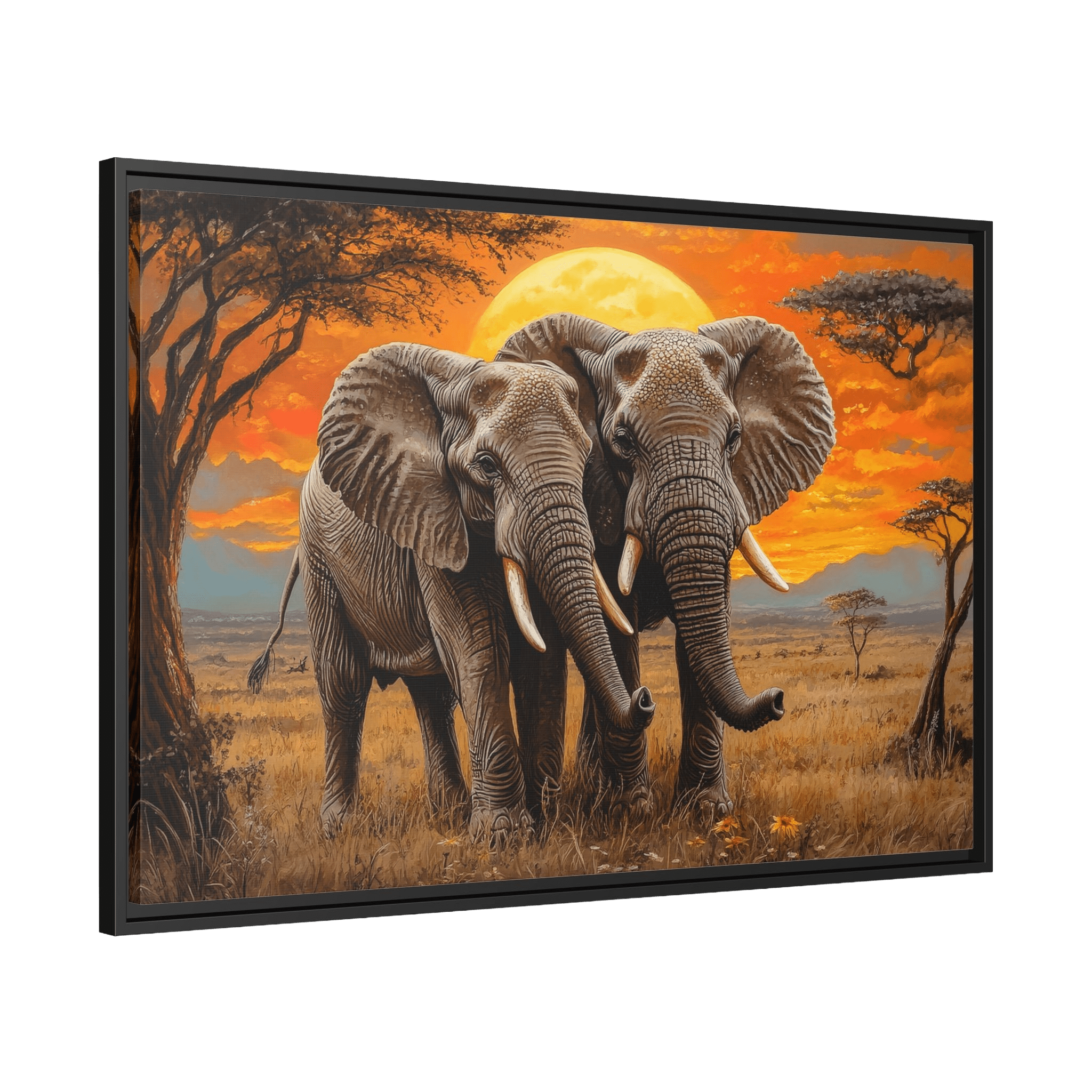 Tableau Éléphants - La Maison Du Tableau